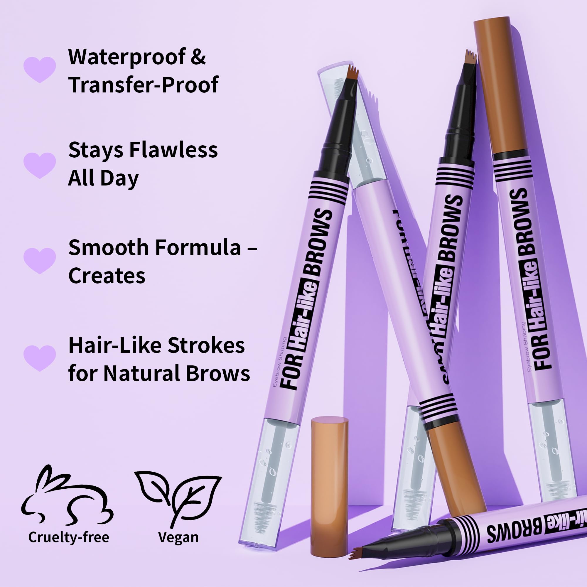 W3W dark brown shade enhances defining color.