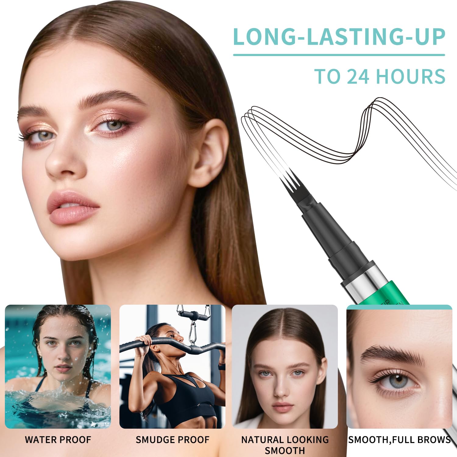 W3W Eyebrow Pen long-lasting wear suitable for workouts and events
