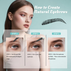 W3W Eyebrow Pen shake-before-use tip for consistent pigment