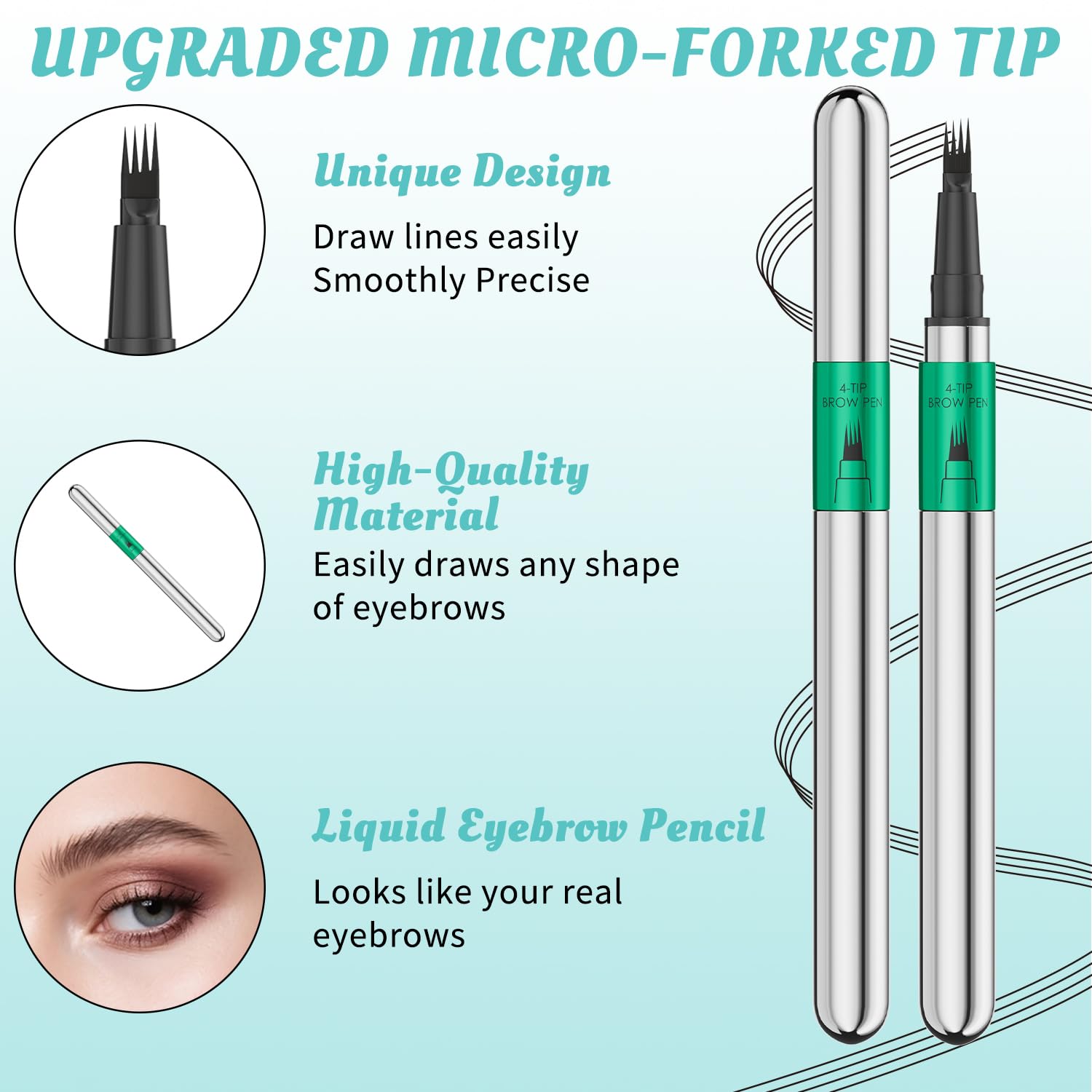 W3W Eyebrow Pen waterproof and smudge-proof for all-day wear