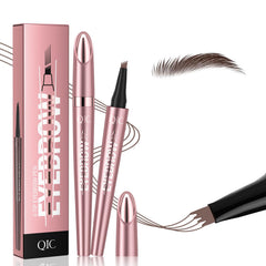 W3W Eyebrow Pencil 4-fork tip close-up showing precise microstroke definition
