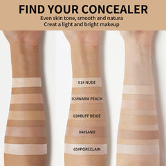 W3W liquid concealer packaging close-up highlights vegan cruelty-free credentials.