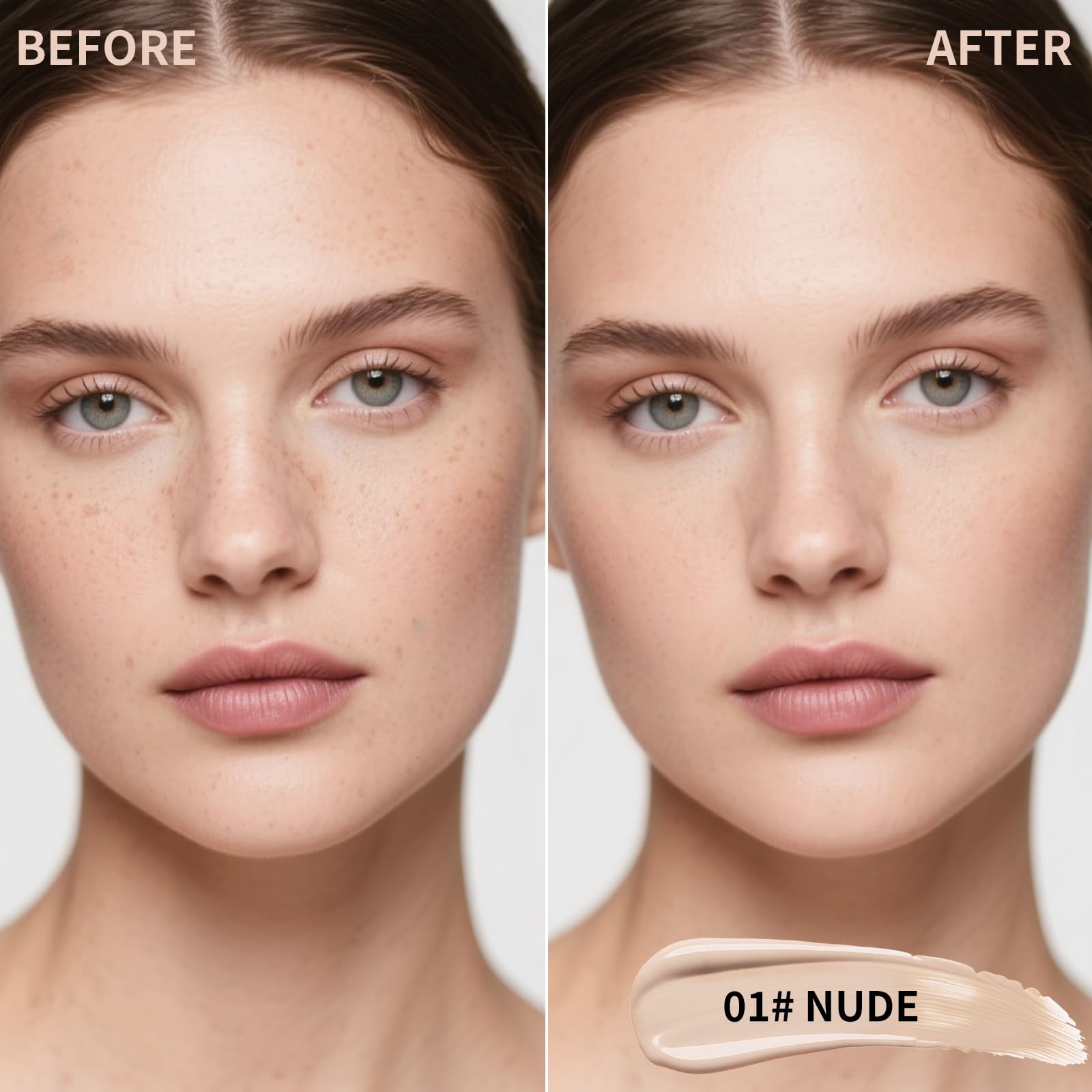 W3W packaging front highlighting vegan formula and shades