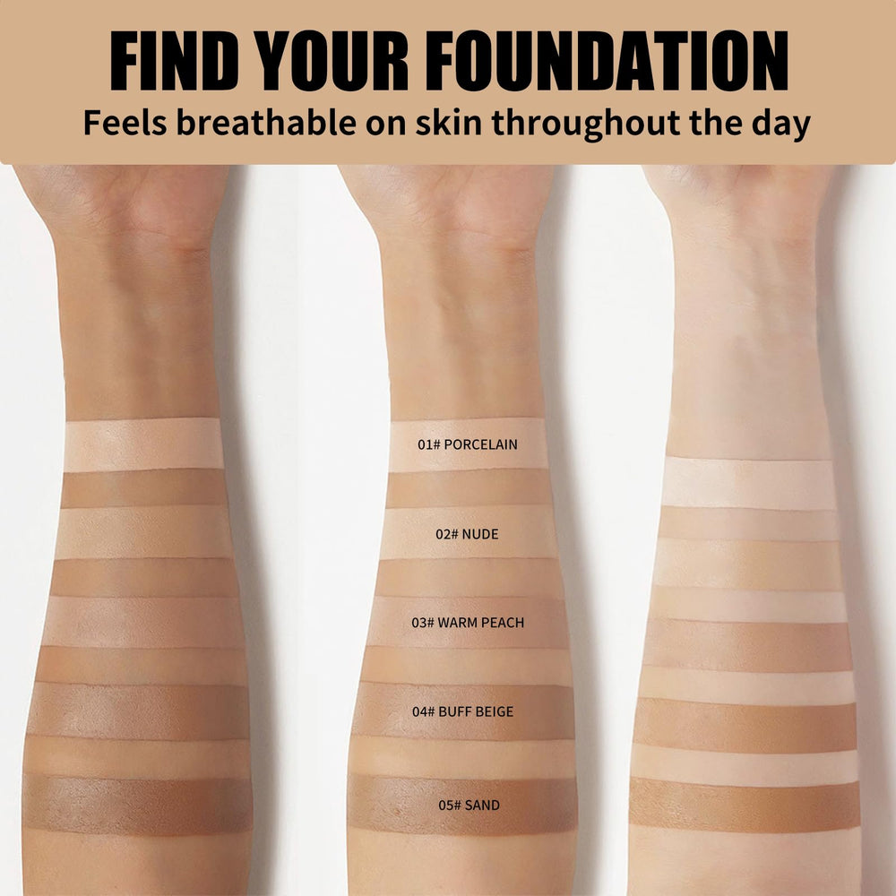 W3W foundation for all skin types blends smoothly for even tone.