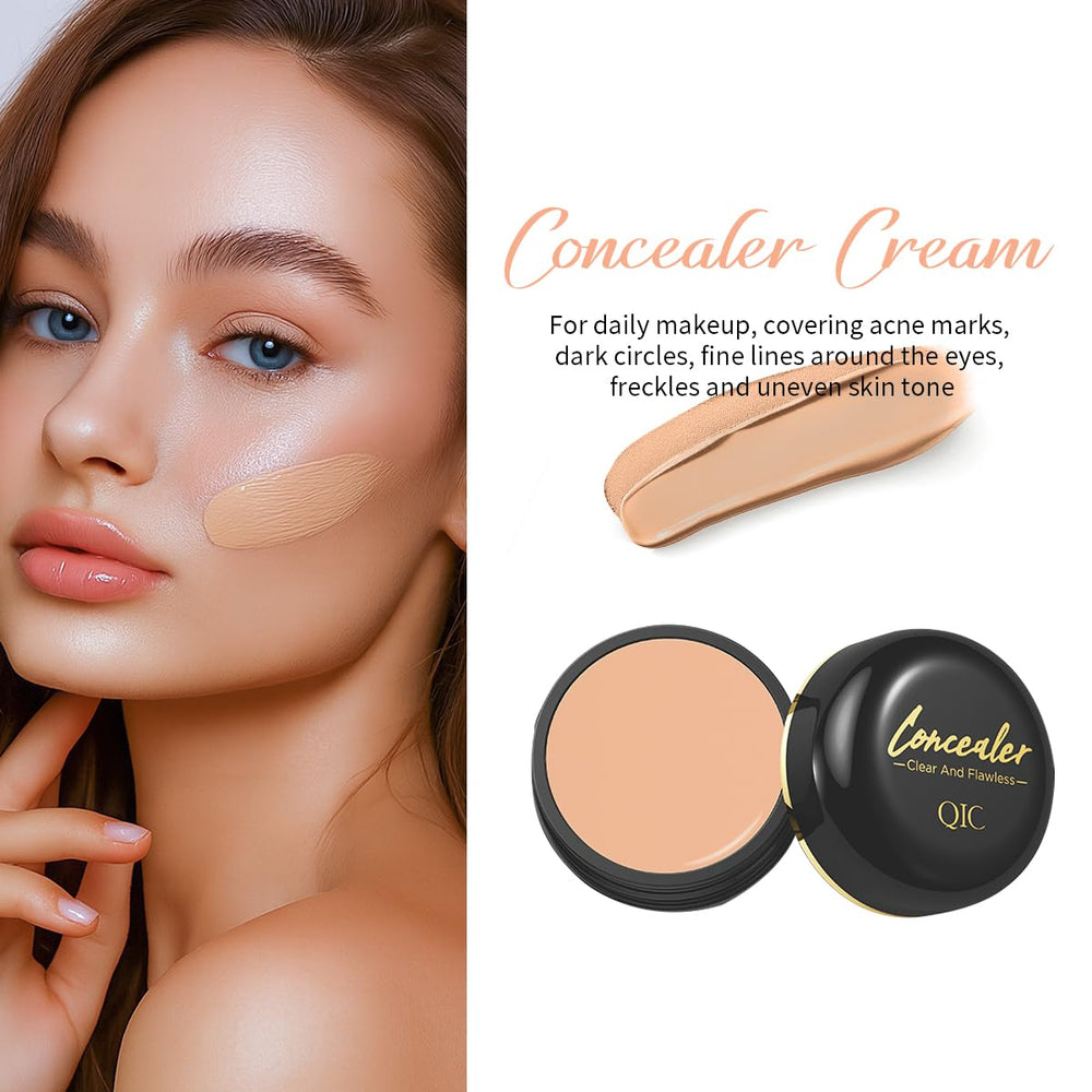 W3W Pot Concealer matte finish texture on skin
