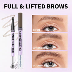 W3W waterproof brow pencil resists sweat and humidity.