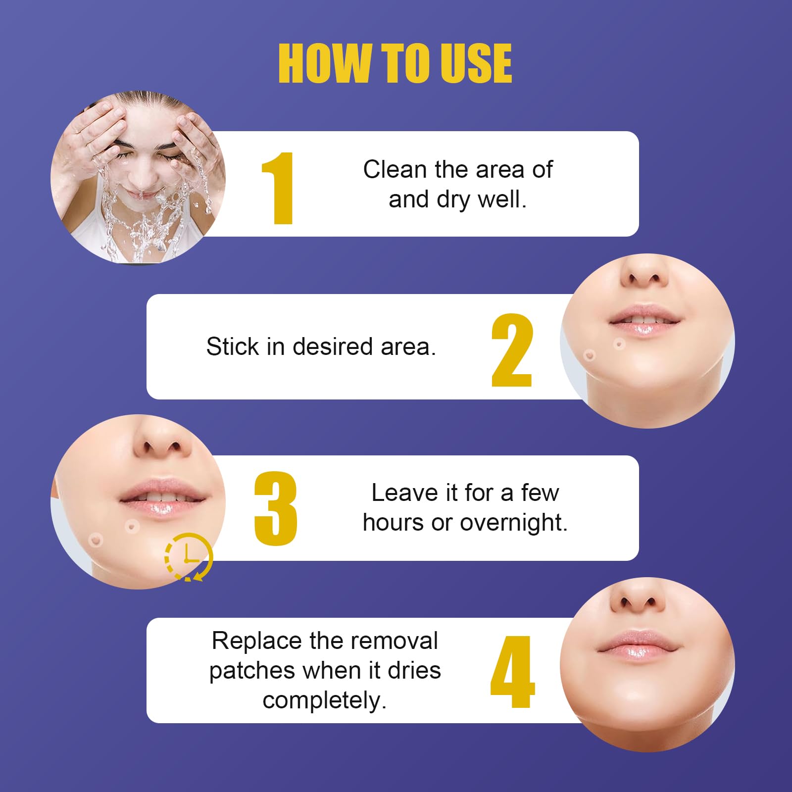 WABRINY Wart Remover Patch blends with skin tone for low-visibility use.