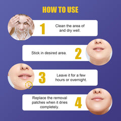 WABRINY Wart Remover Patch blends with skin tone for low-visibility use.