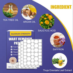 WABRINY wart remover patch waterproof adhesion stays on during daily activities