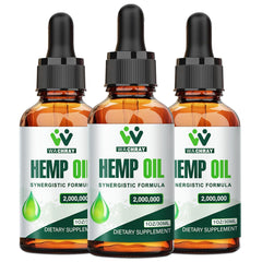 WACHRAY Hemp Oil Drops – 3-Pack bottle display