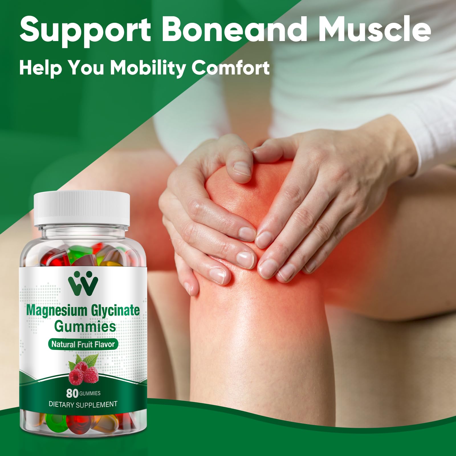 Nutrition label close-up highlighting 400 mg magnesium per serving