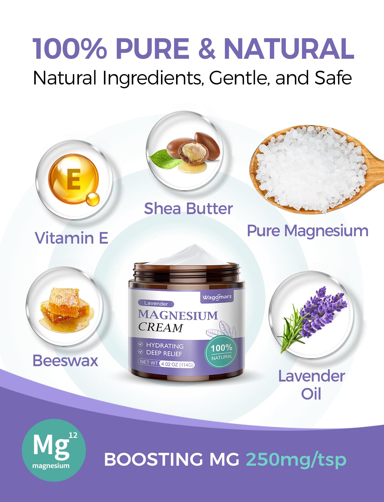 Product label showing safe for kids claim