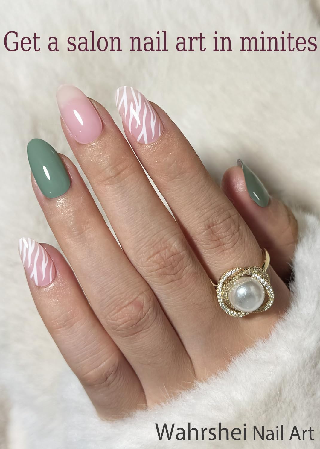 Wahrshei nail art tools and file set for precise DIY manicures at home.