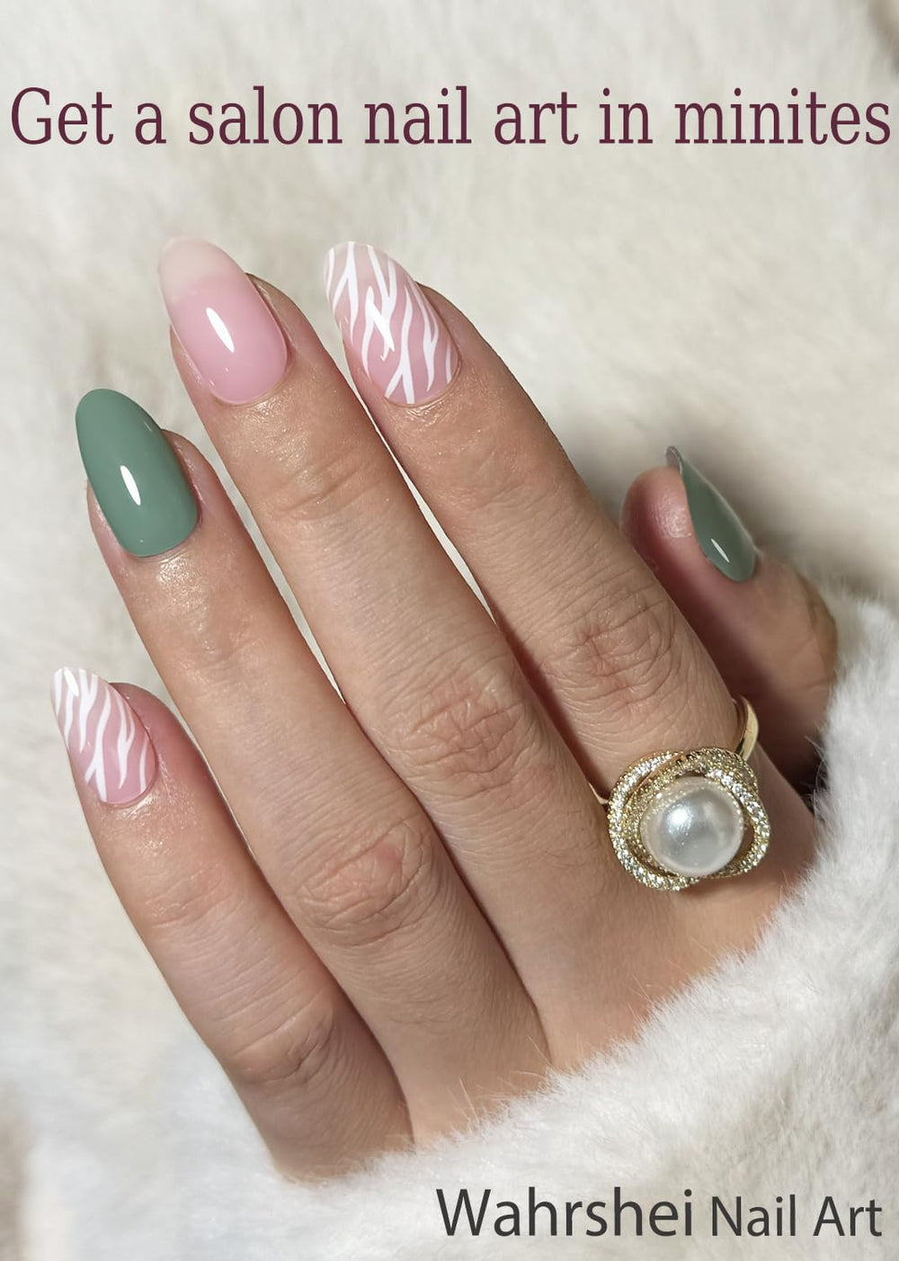 Wahrshei nail art tools and file set for precise DIY manicures at home.