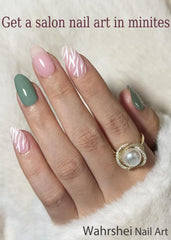 Wahrshei nail art tools and file set for precise DIY manicures at home.