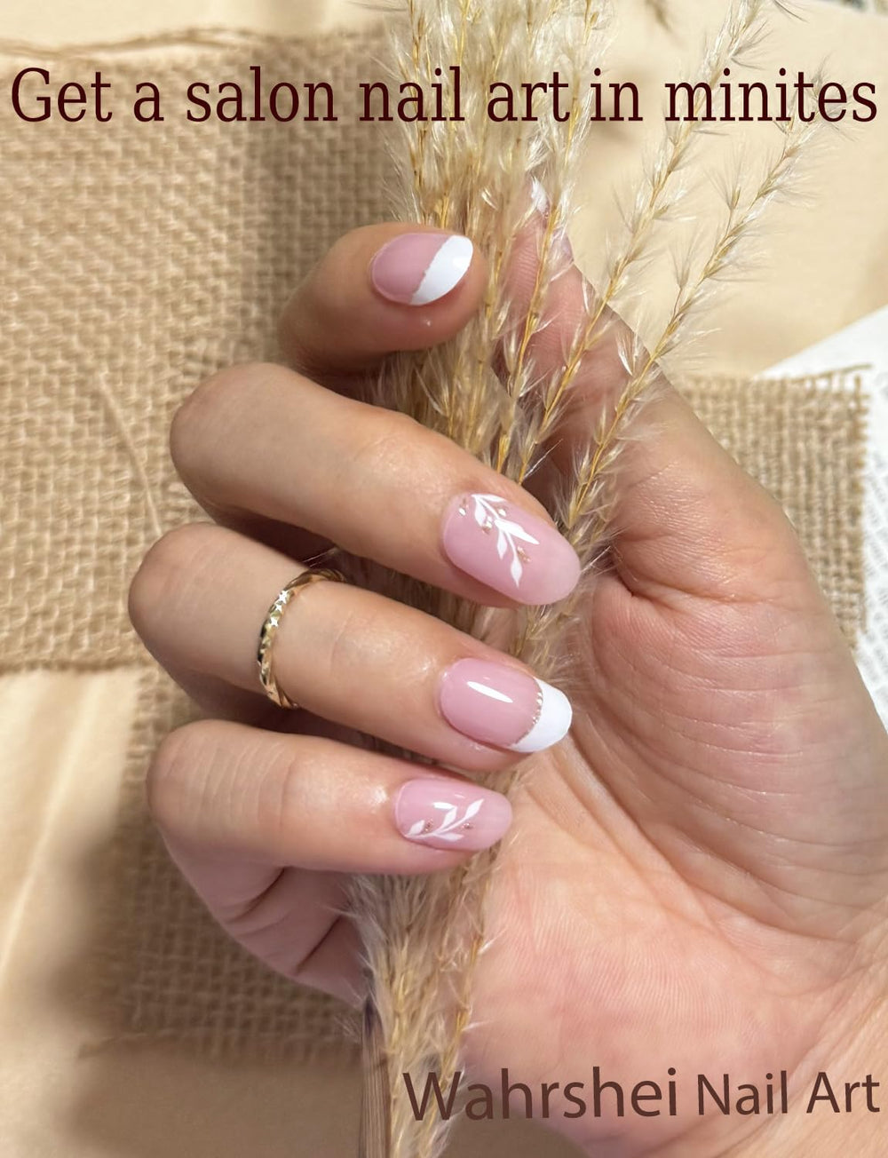 Wahrshei included nail file and sealing strip for precise application