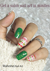 Wahrshei nail file and tools included for precise application.