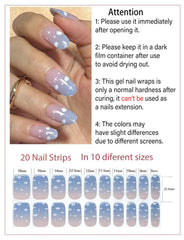 Wahrshei UV/LED cure in 60 seconds demonstrates fast, durable nail art.