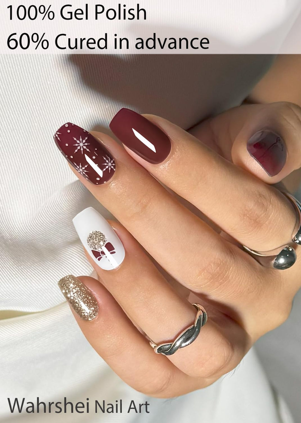 Wahrshei UV/LED curing process for semi-cured gel nail strips