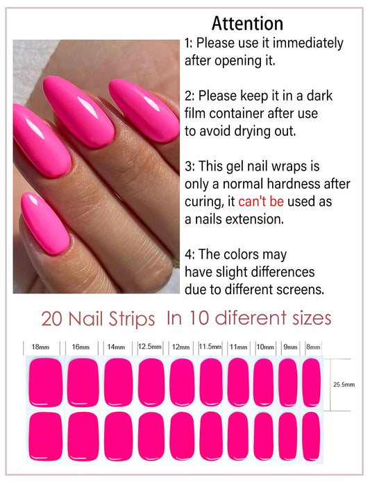 Wahrshei UV-LED nail sticker application close-up for fast styling.