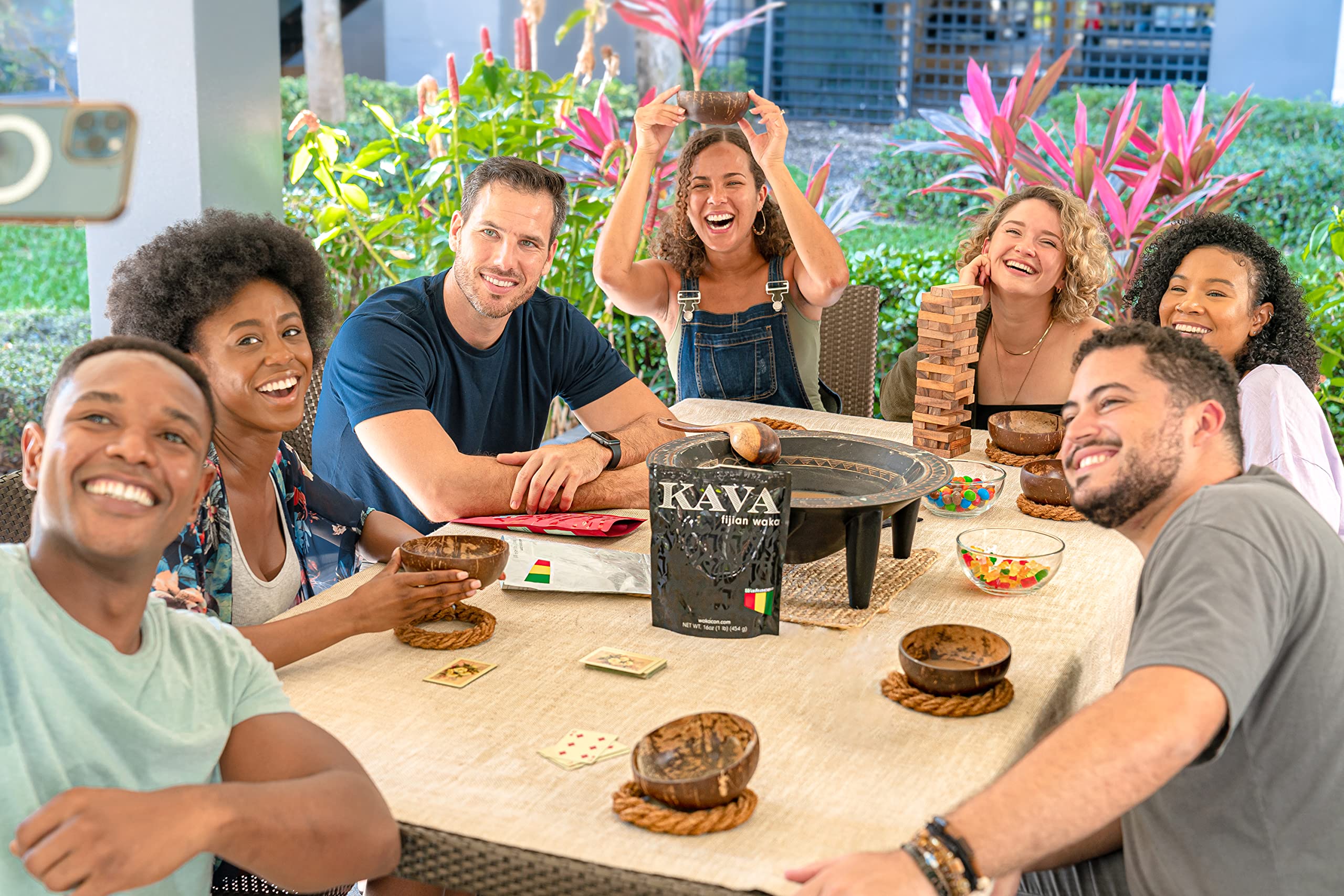 Whole kava roots for grinding
