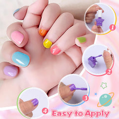 wakaniya colorful stickers to customize your nail art