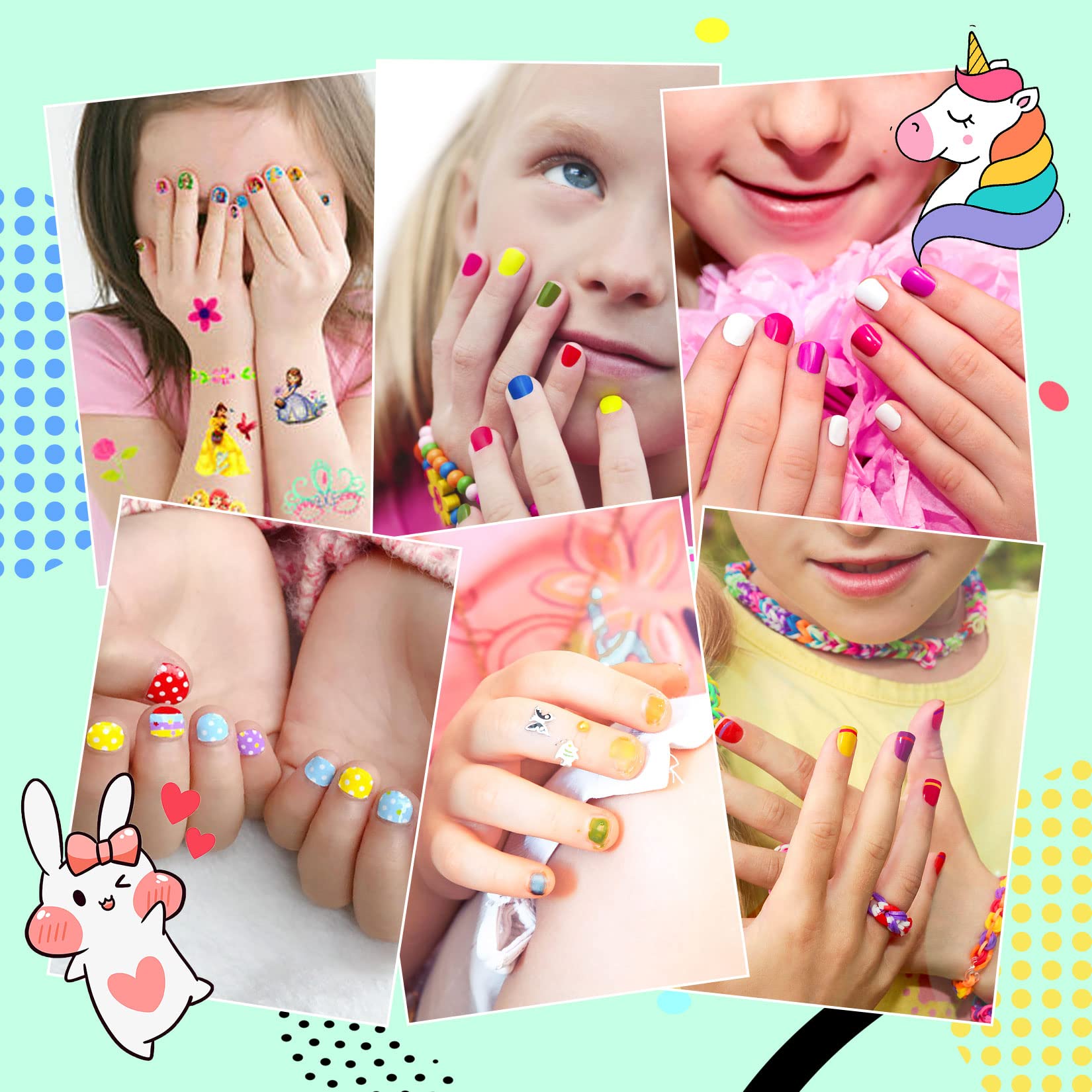 Wakaniya nail polish set dries quickly for easy nail art sessions.