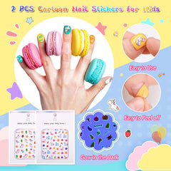 Wakaniya nail polish set uses a water-based formula for gentle application.