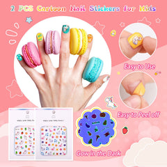 wakaniya kid-friendly brush enables precise painting on small nails