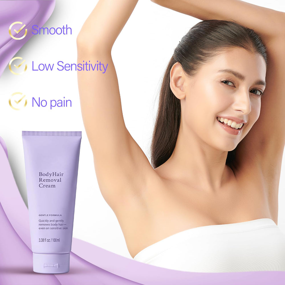 WALEJUC hair removal cream for bikini area facilitates quick, comfortable use
