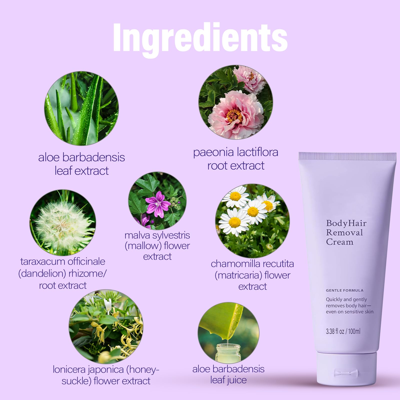 WALEJUC fast-acting formula visualized for efficient hair removal