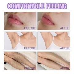 WALEJUC cream applied on legs and underarms for lasting smoothness