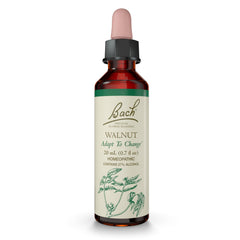 Walnut Bach Original Flower Remedies bottle with dropper