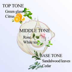 Close-up of Wandering Breeze diffuser oil bottle