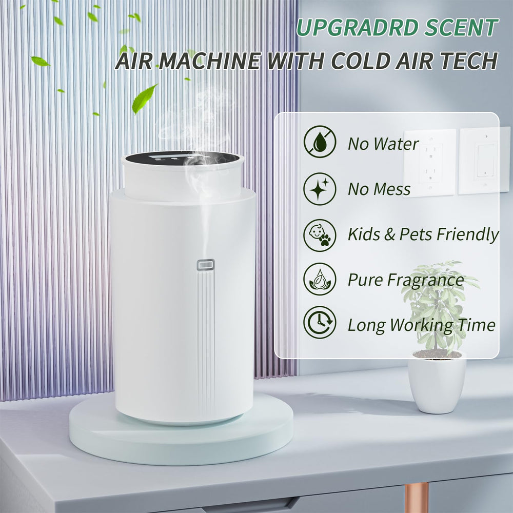 Scent air diffuser in living room setup