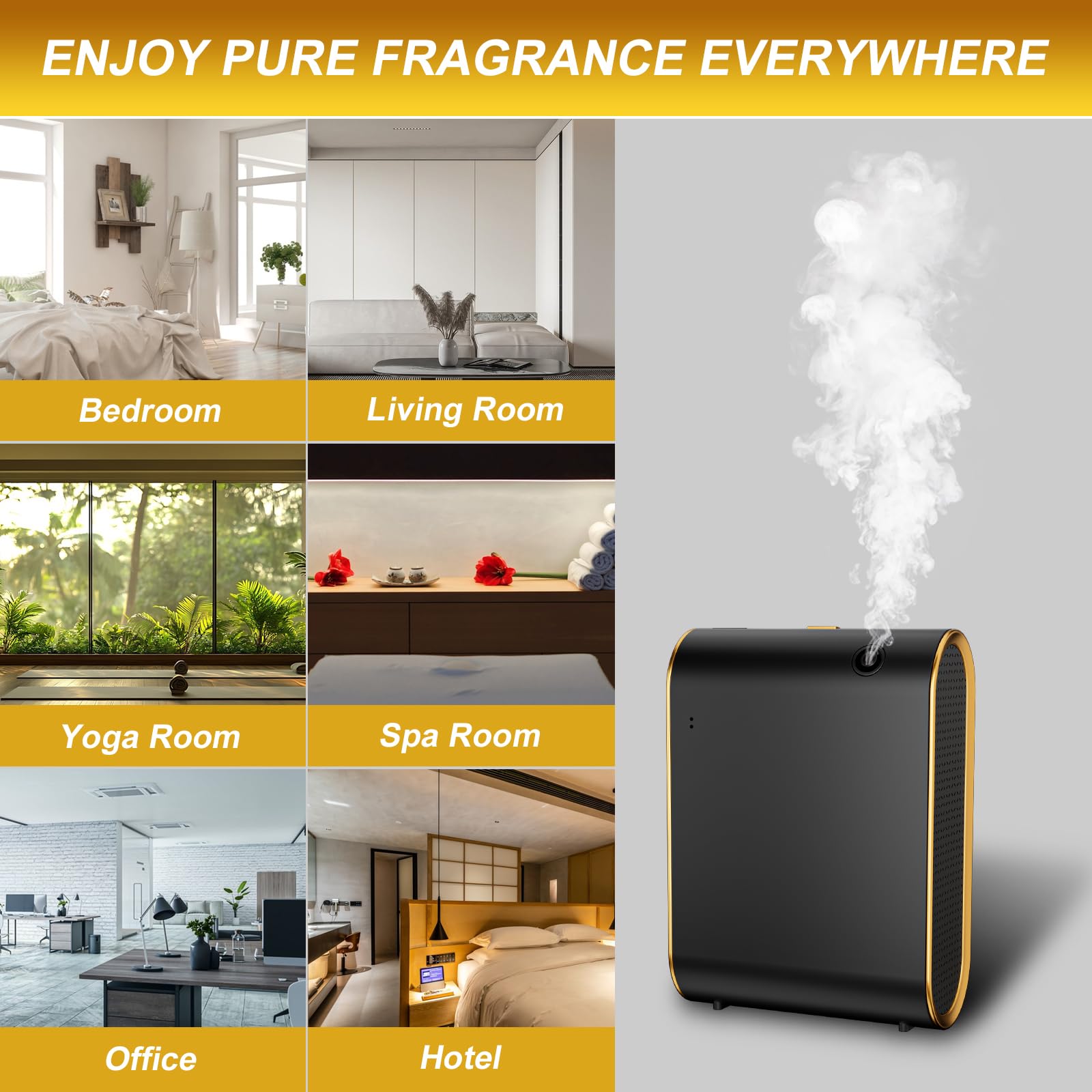Hotel, office, and spa setup with Wankeer diffuser