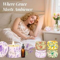 All four WarmEmbrace candles together in a set