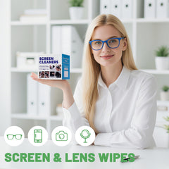 Watch screen cleaning wipes
