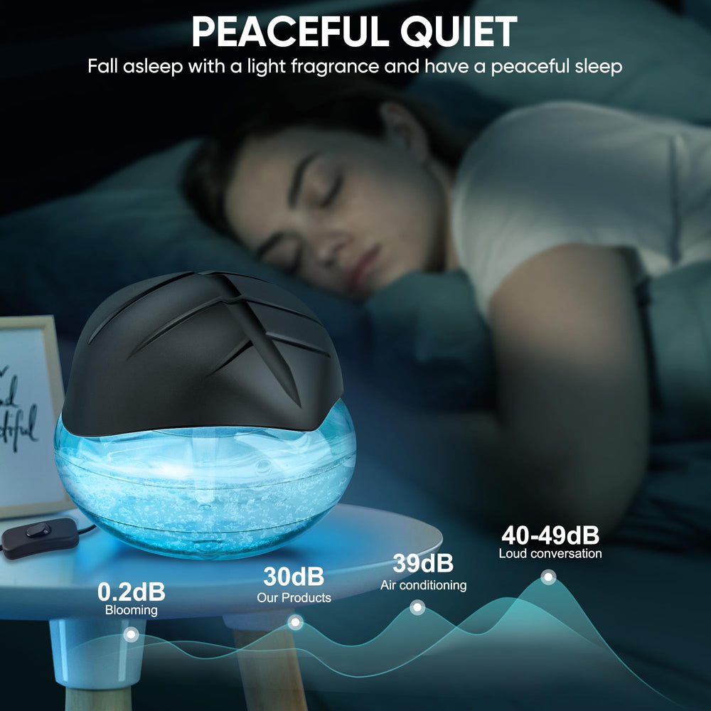 LED night light glow from the diffuser
