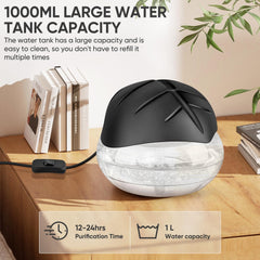 A set of essential oils included with diffuser