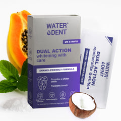 Water Dent Whitening & Remineralization Strips kit packaging