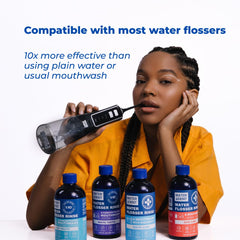 Travel-size Water Dent rinse bottle for on-the-go oral care