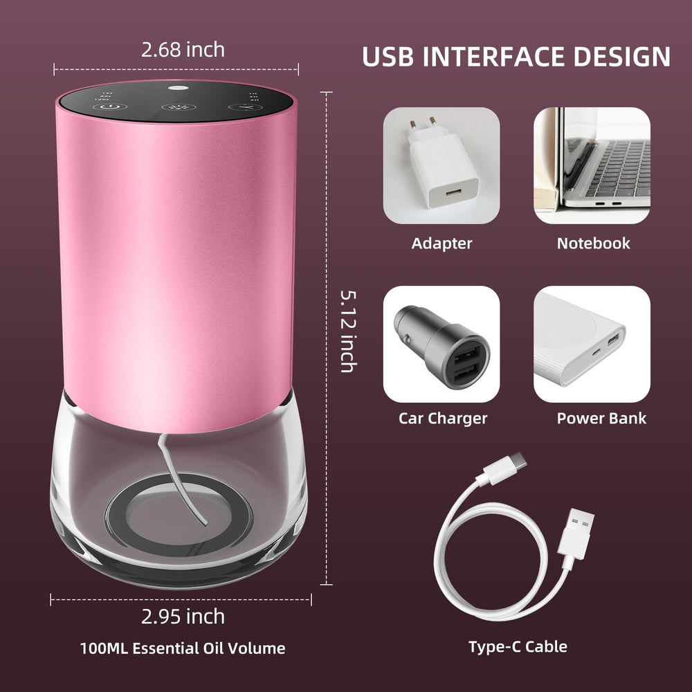 7-color LED ambient lighting with pink color option