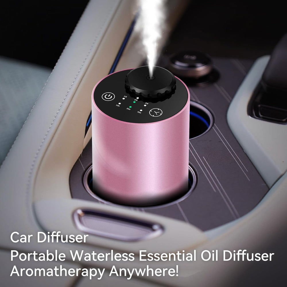 Aluminum alloy body with timer controls for car diffuser