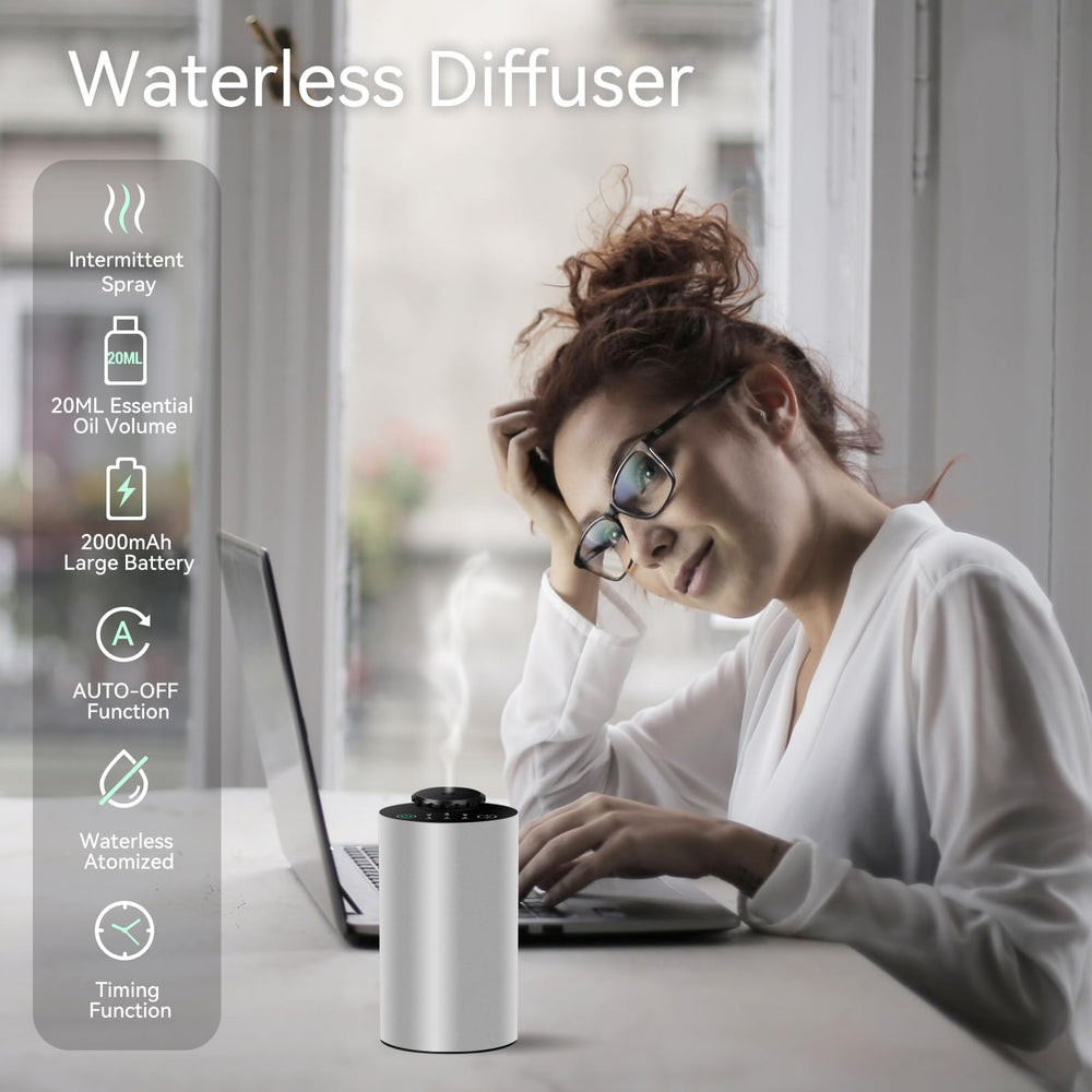 Diffuser showing built-in 20ml bottle