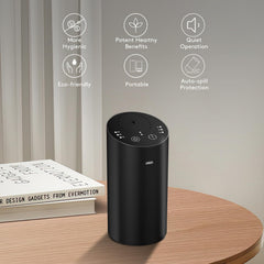 Diffuser positioned for room use in a home setting