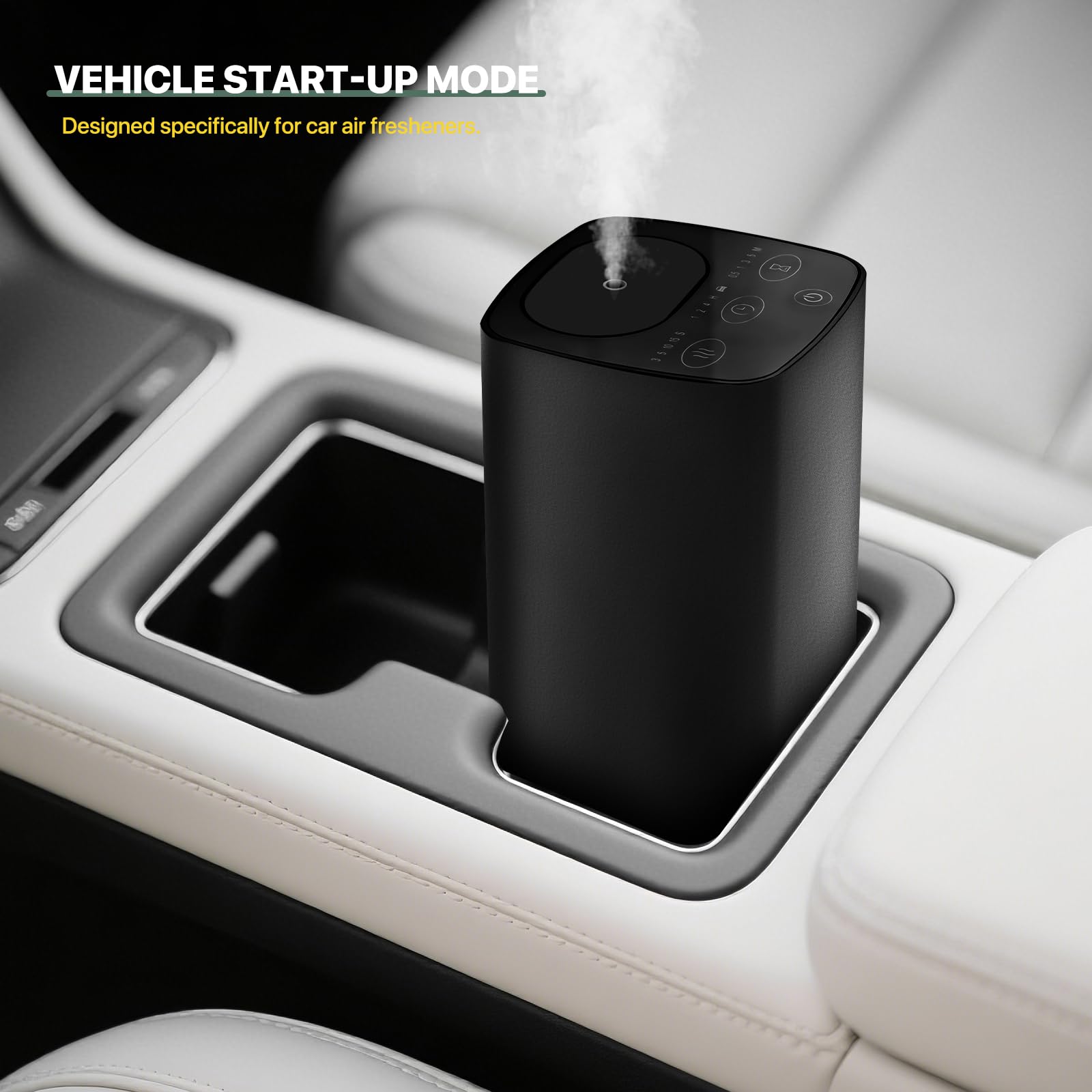 Rechargeable portable aromatherapy diffuser with car mode