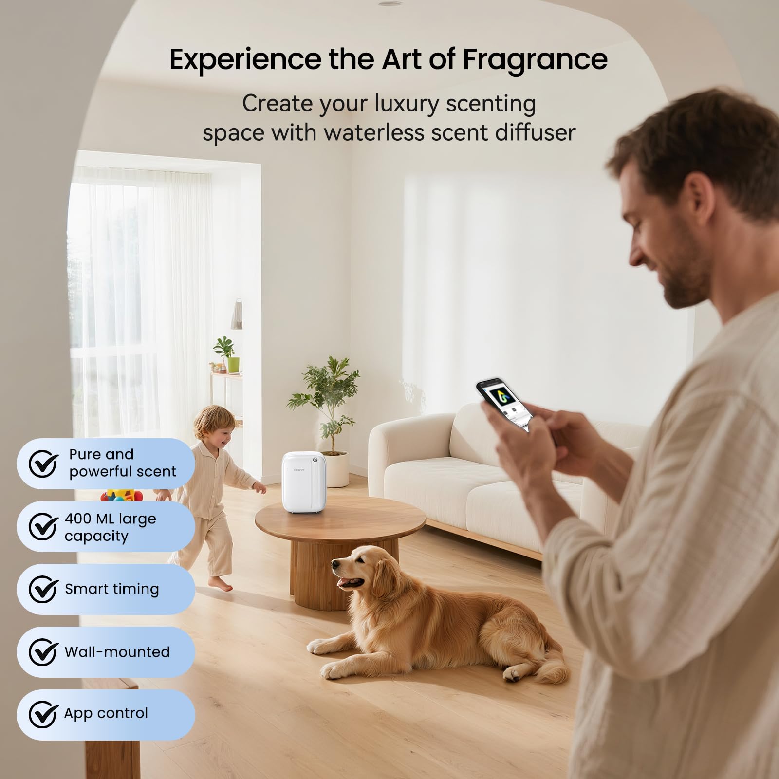 Two 50ml fragrance bottles included in starter kit