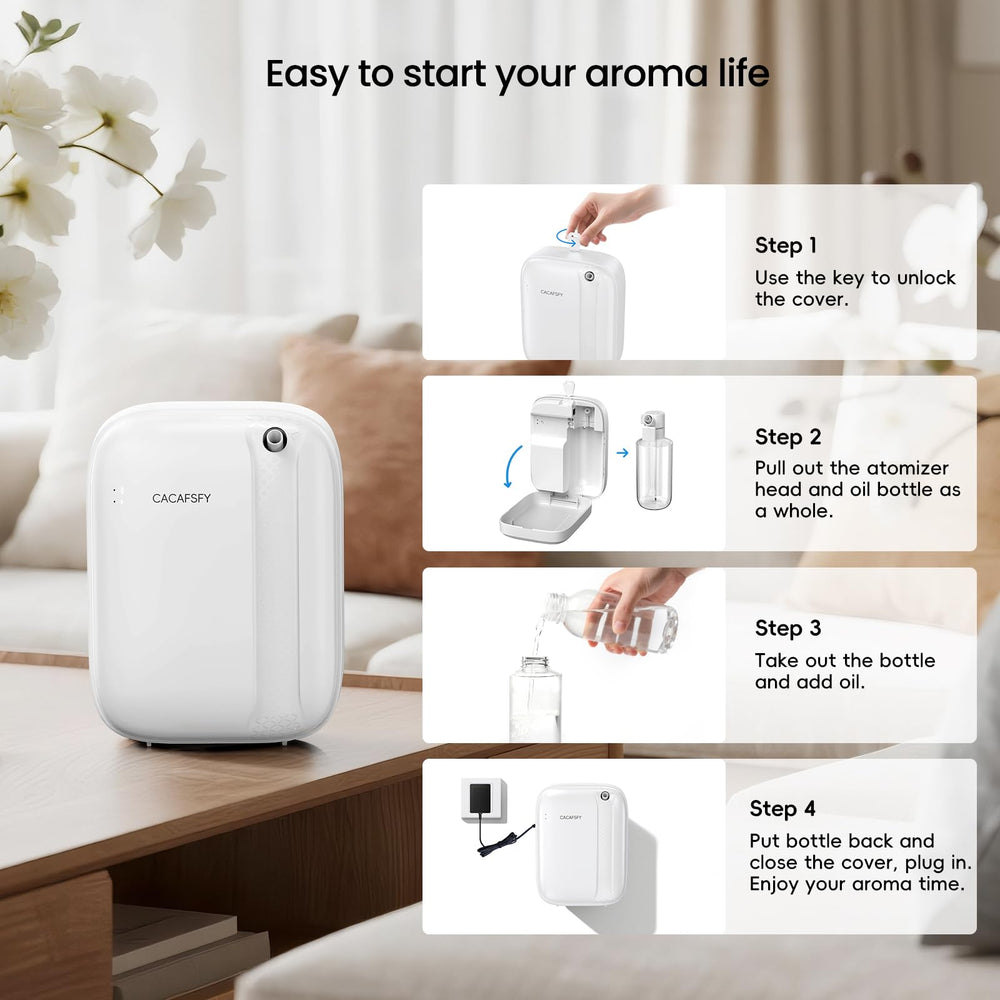Diffuser in home or large room setting