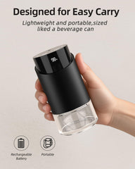 Top view showing three mist level settings